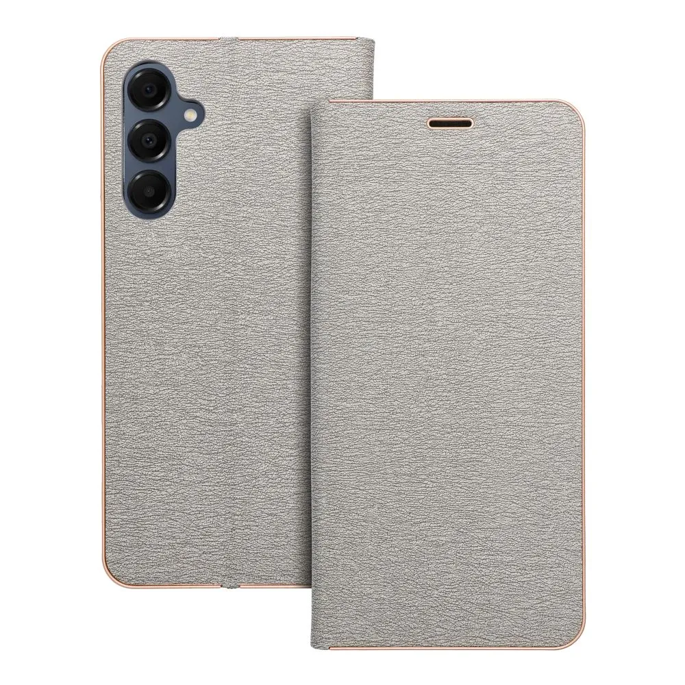 Flip case for Samsung A16 5G Luna Book Gold silver