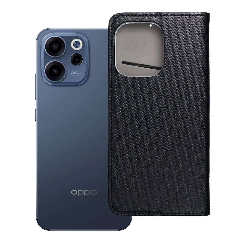 Flip case for Oppo Reno 15F Smart Case Book black