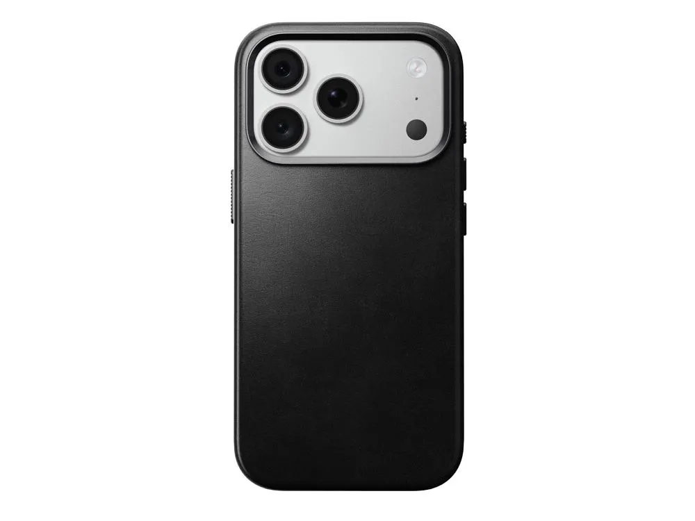 NOMAD leather case for IPHONE 18 Pro/17 Pro compatible with MagSafe (Traditional Leather Case Horween Leather) black