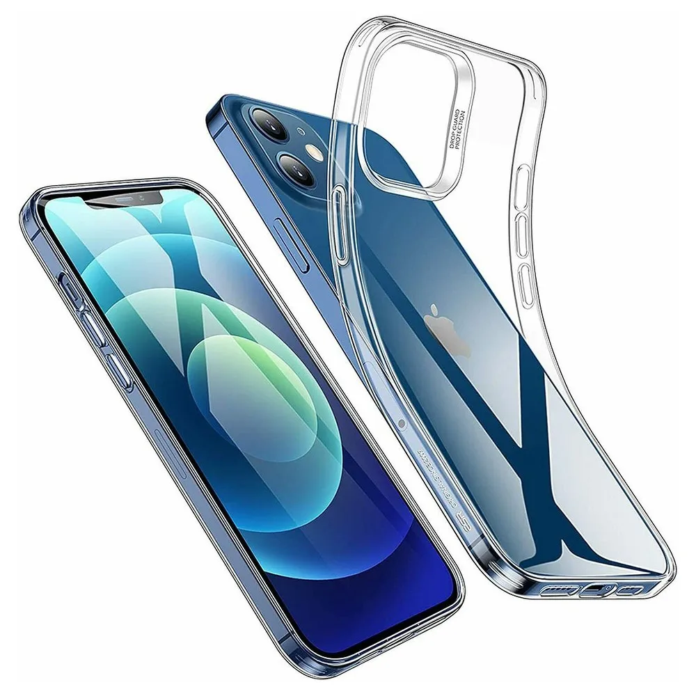 Case for iPhone 13 Back Case Ultra Slim 0,5 mm transparent