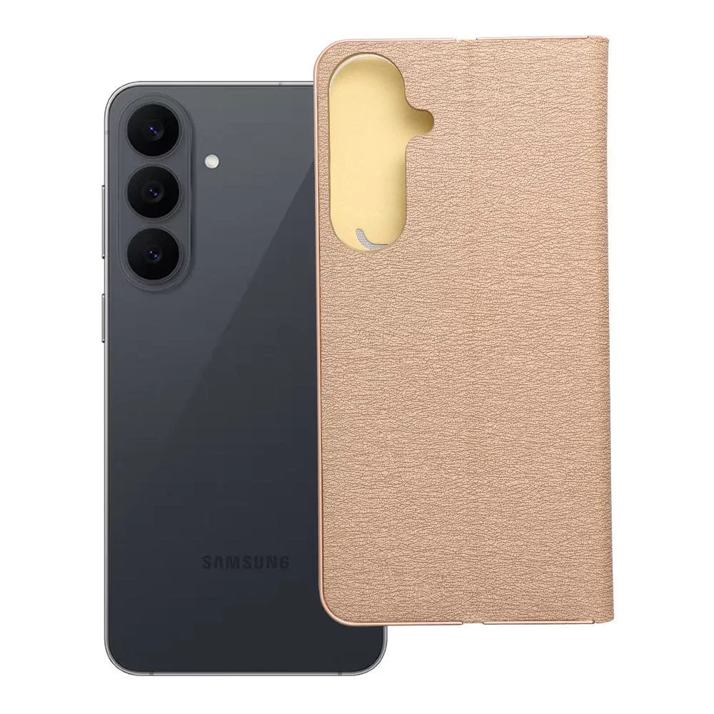 Flip case for Samsung S26 FE Luna Book Gold gold