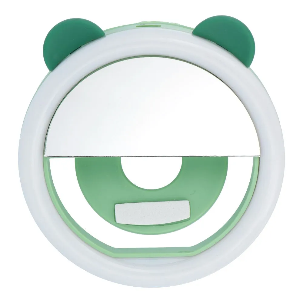 LED light ring for selfie on mobile phone RK12 green bear