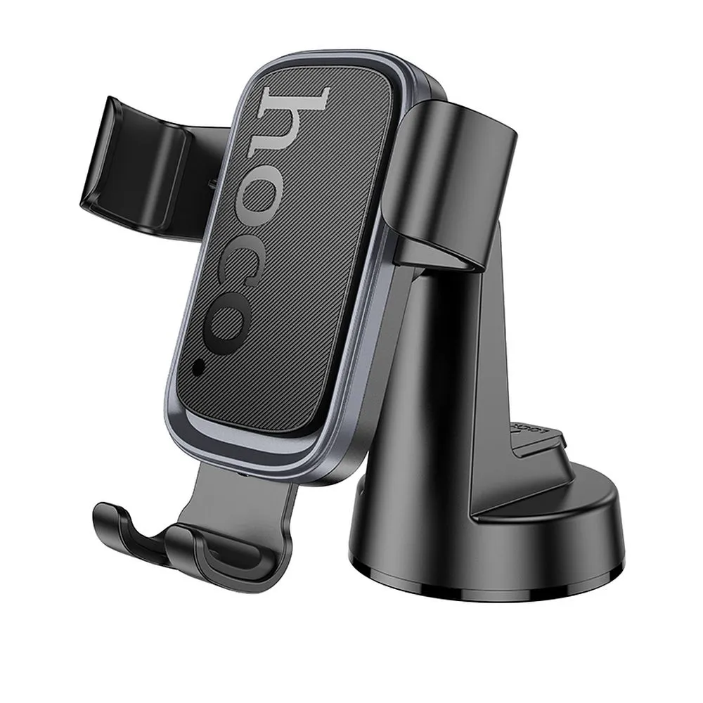 Gravity car phone holder Hoco dashboard H81 black and gray