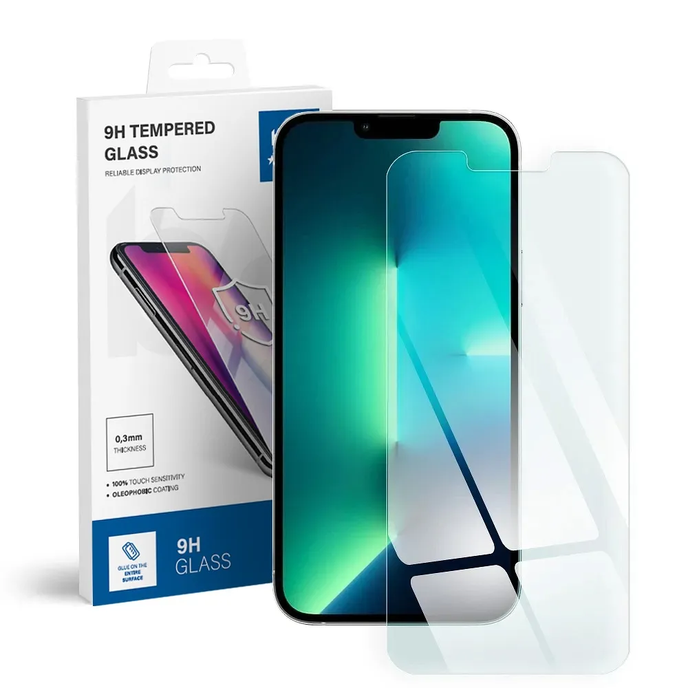 Tempered glass to iPhone 13 PRO MAX / 14 PLUS Blue Star