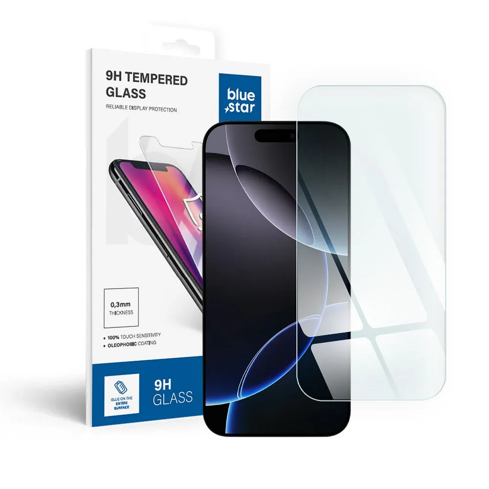 Tempered glass to iPhone 16 PRO MAX / 17 PRO MAX / 18 PRO MAX Blue Star