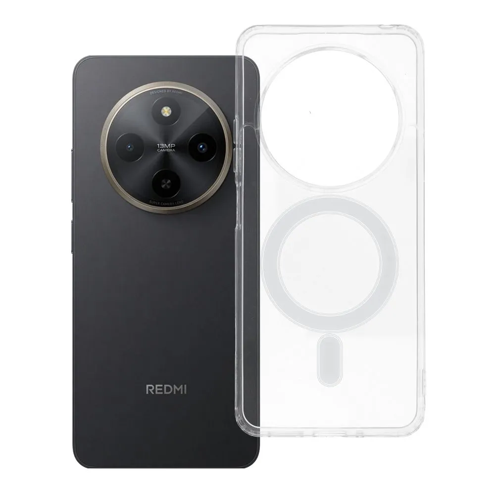 Case for Xiaomi Redmi 17C 4G Clear Mag Cover (MID) compatible z MagSafe transparent