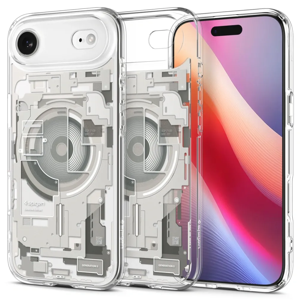 SPIGEN case ULTRA HYBRID MAG compatible with MagSafe for IPHONE 17 Air zero one natural tutanium