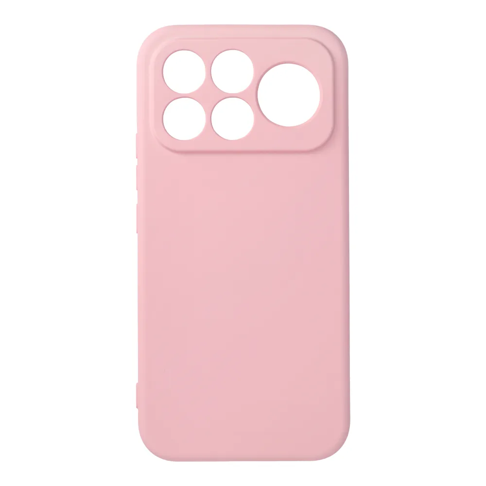 Case for Poco F9 Pro Silicone powder pink