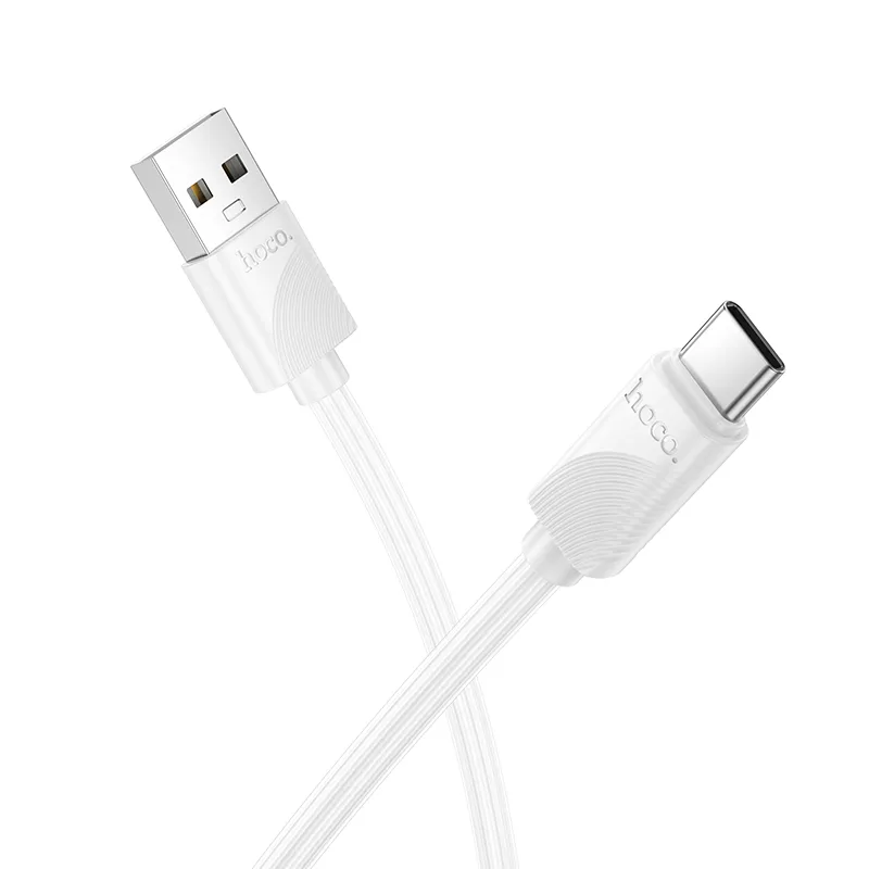 Cable USB A to USB C Hoco 3A 1 m X114 white