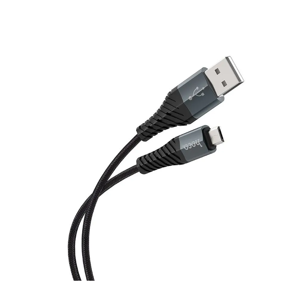 Cable USB A to Lightning Hoco 2,4A 1 m X38 black