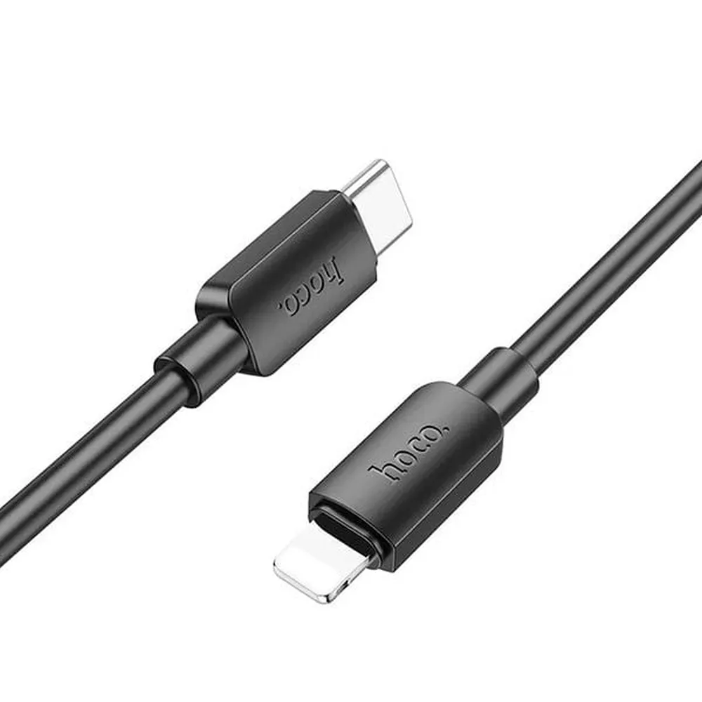 Cable USB C to Lightning Hoco PD 2,4A 20W 1 m X96 black