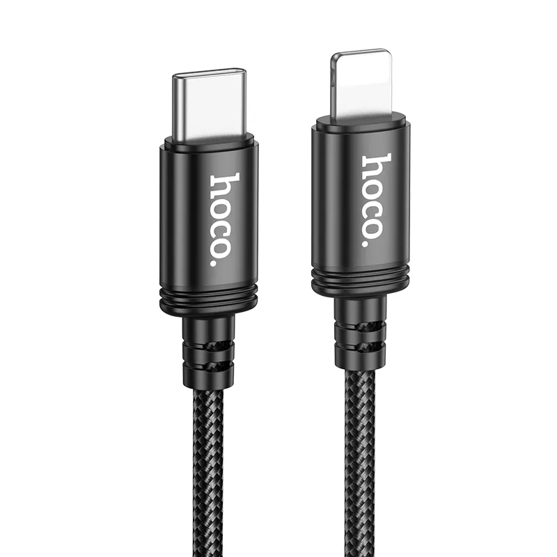 Cable USB C to Lightning Hoco PD 27W 2 m X89 black