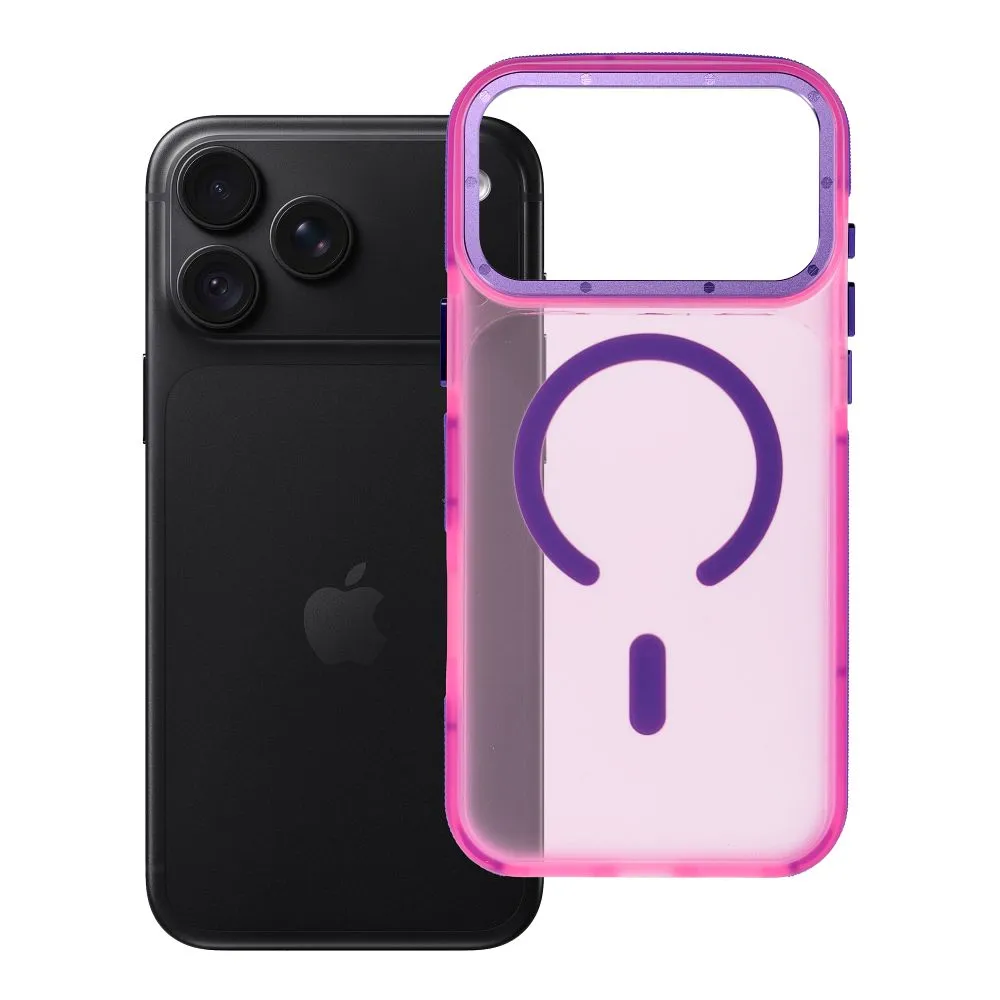 Case for iPhone 18 Pro Max / 17 Pro Max Forcell F-Protect Vivid Premium compatible with MagSafe pink