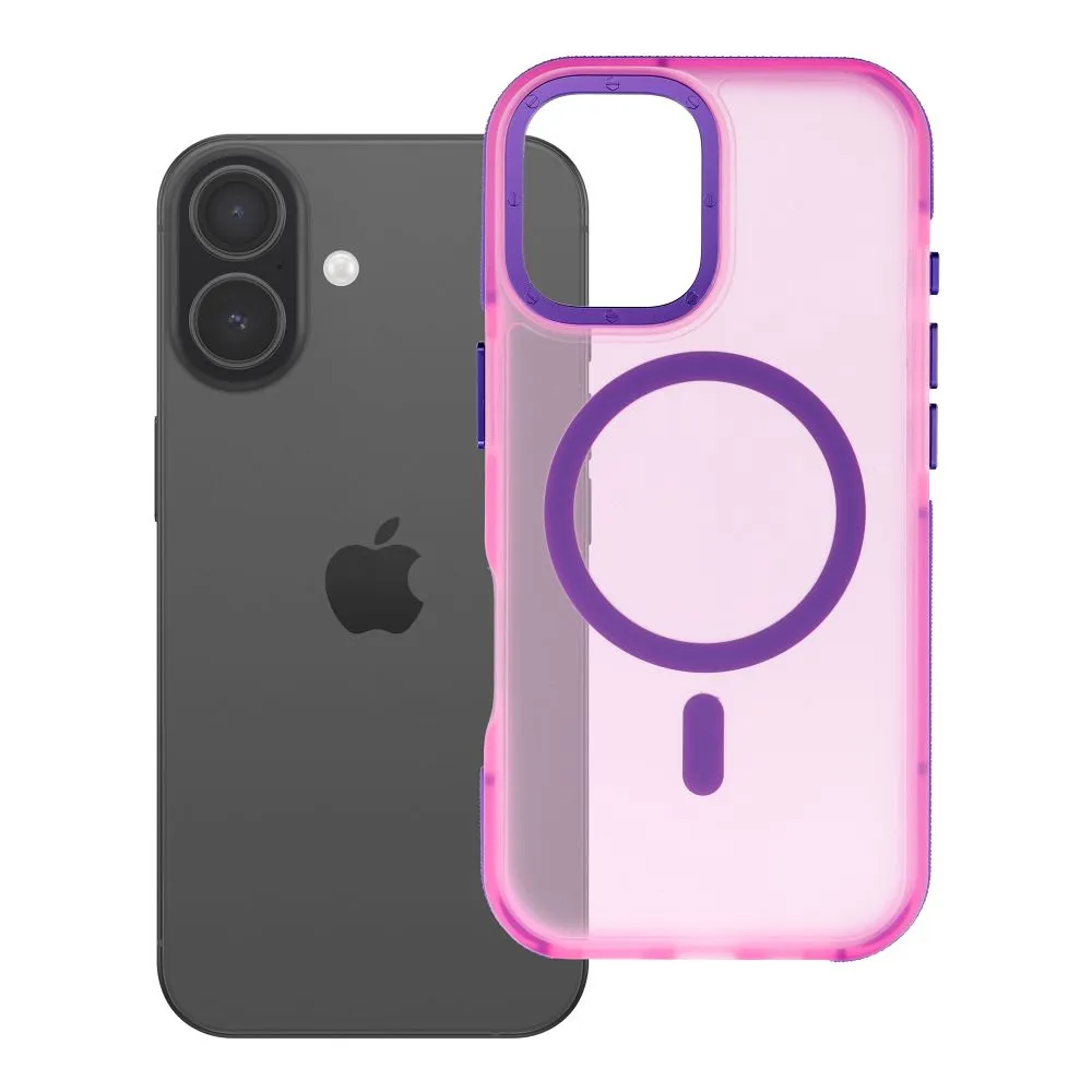 Case for iPhone 17 Forcell F-Protect Vivid Premium compatible with MagSafe pink