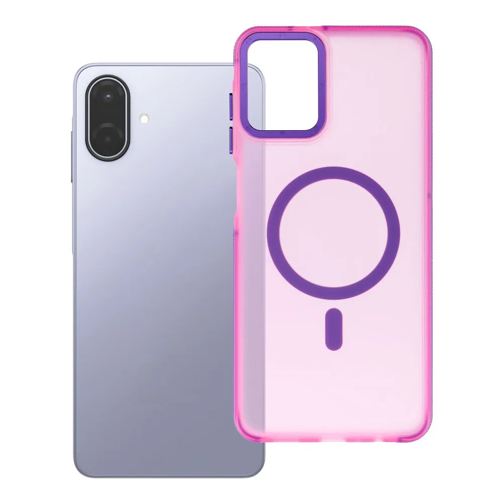 Case for Samsung A07 / A08 Forcell F-Protect Vivid Premium compatible with MagSafe pink