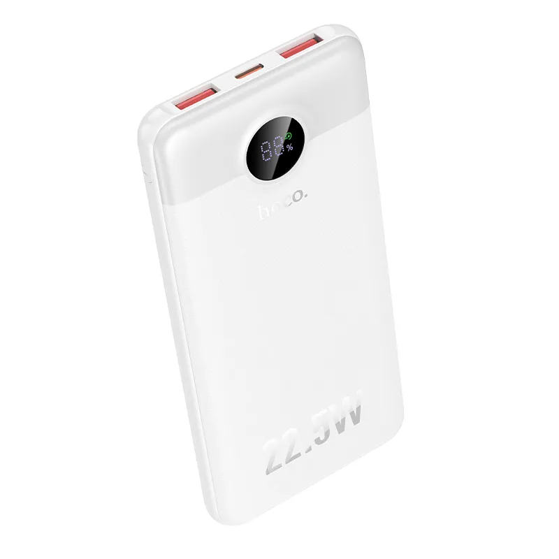 Powerbank Hoco 10000 mAh QC 22,5W+PD 20W LED J172 white
