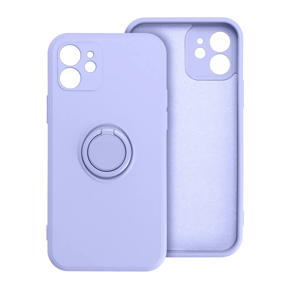 Case for iPhone 16 PRO Silicone Ring purple