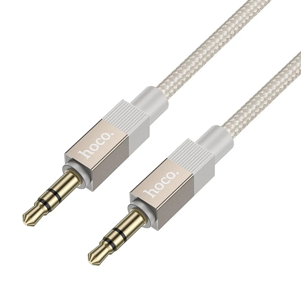 Cable AUX Jack 3,5 mm (male) to Jack 3,5 mm (male) Hoco 1 m UPA32 gold