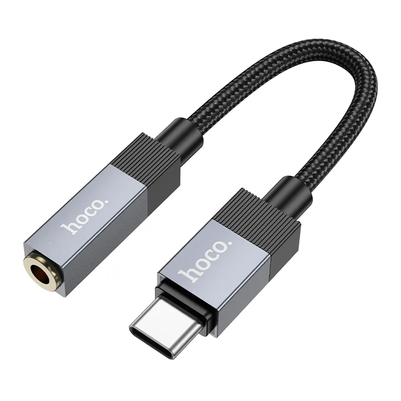 Adapter AUX USB C to Jack 3,5 mm Hoco UPA32C UPA32C black
