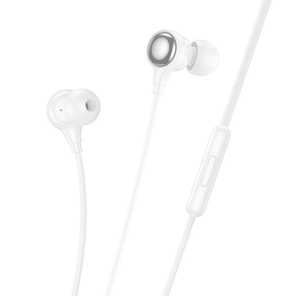Wire earphones Jack 3,5 mm Hoco M116 white