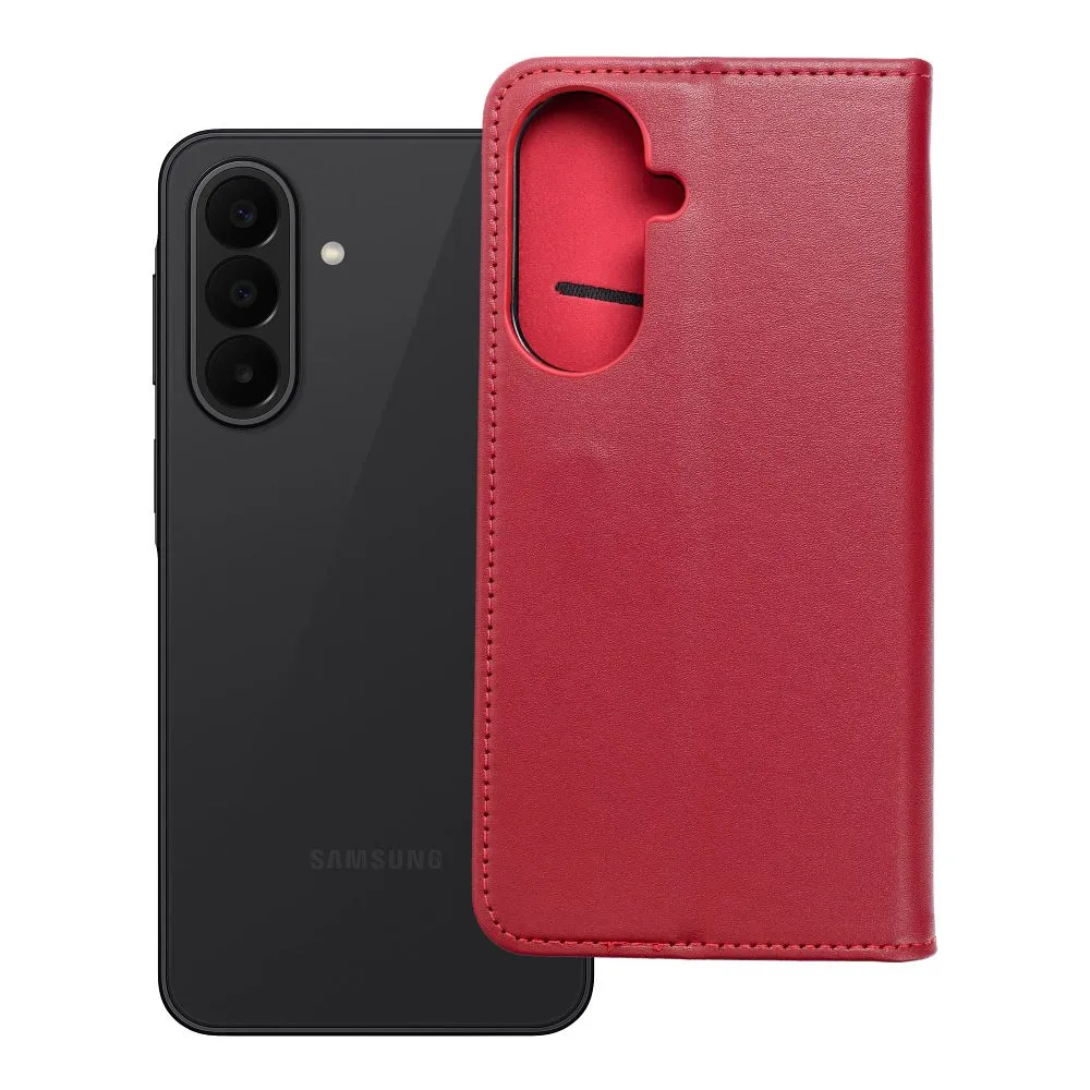 Flip case for Samsung A27 Smart Pro Book leather burgundy