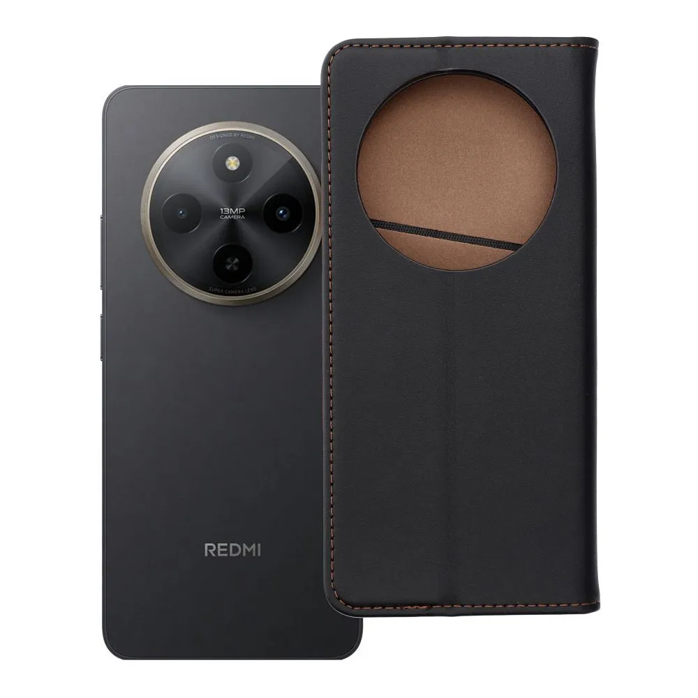 Flip case for Xiaomi Redmi 17C Smart Pro Book leather black