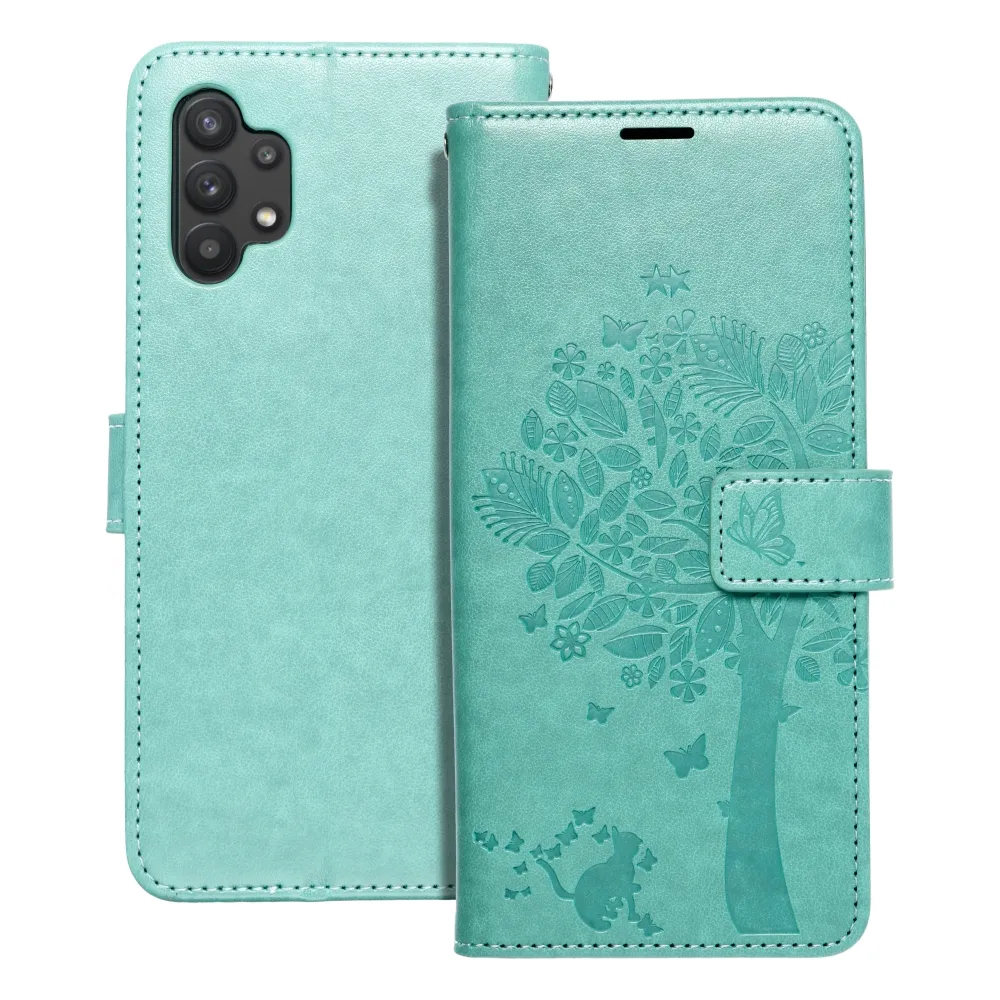 Flip case for Samsung A32 LTE ( 4G ) Mezzo Book tree green