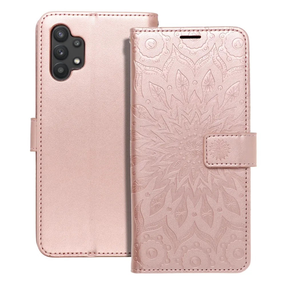 Flip case for Samsung A32 5G Mezzo Book mandala rose gold