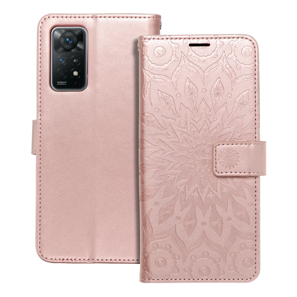 Flip case for Xiaomi Redmi NOTE 11 PRO / 11 PRO 5G Mezzo Book mandala rose gold