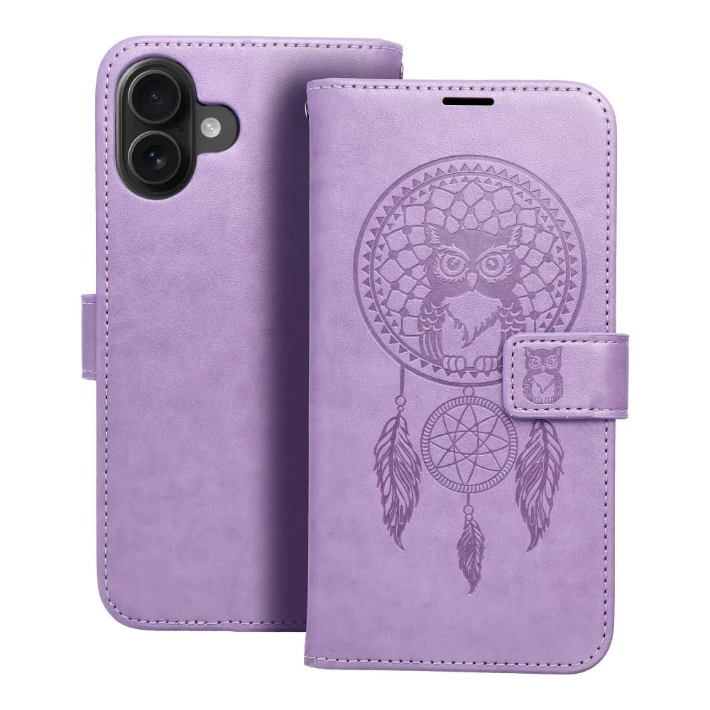 Flip case for iPhone 16 PLUS Mezzo Book dreamcatcher violet