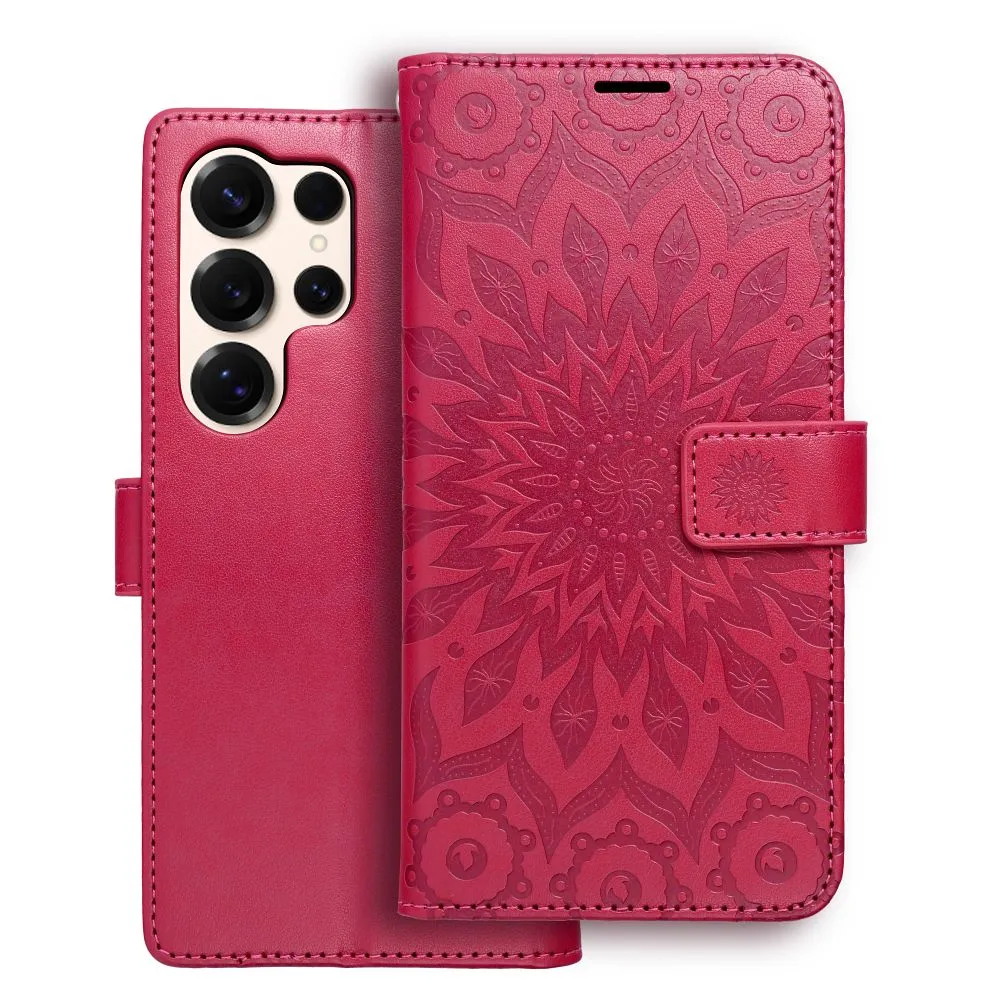 Flip case for Samsung S25 ULTRA Mezzo Book mandala magenta
