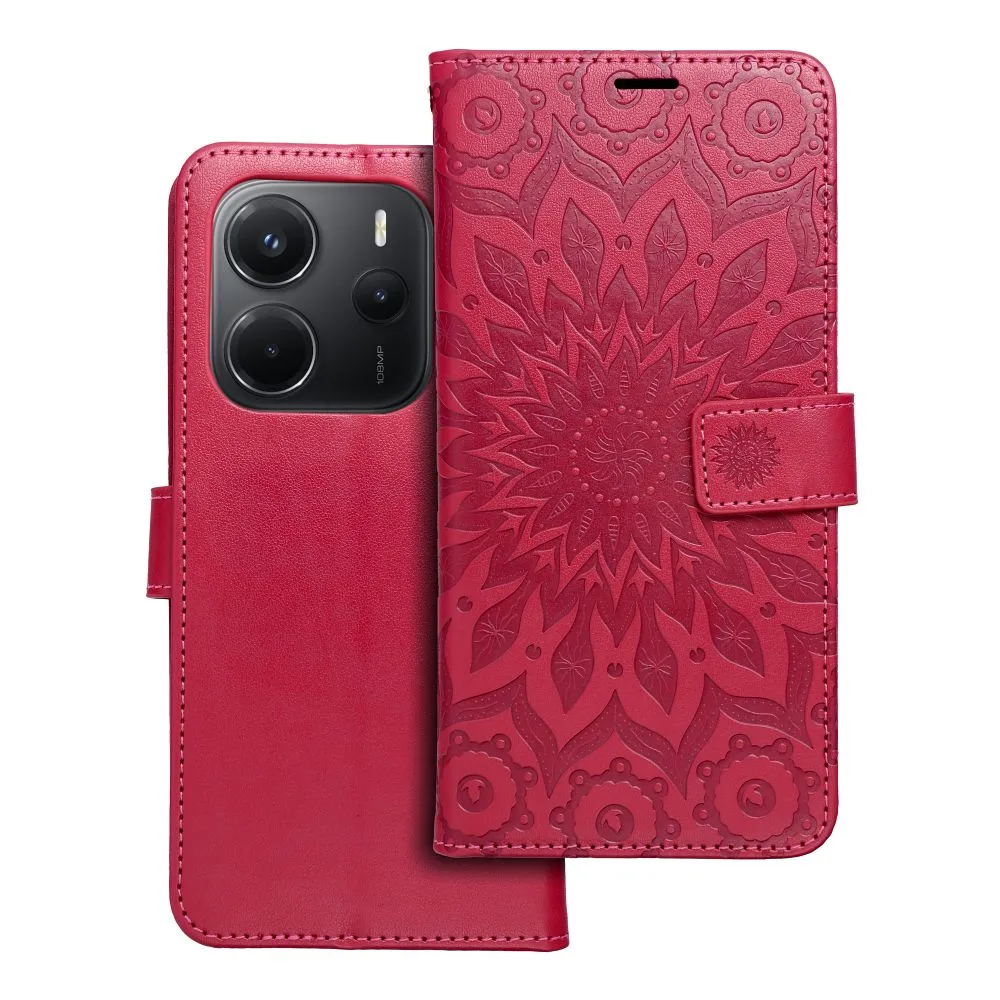 Flip case for Xiaomi Redmi NOTE 14 5G Mezzo Book mandala magenta