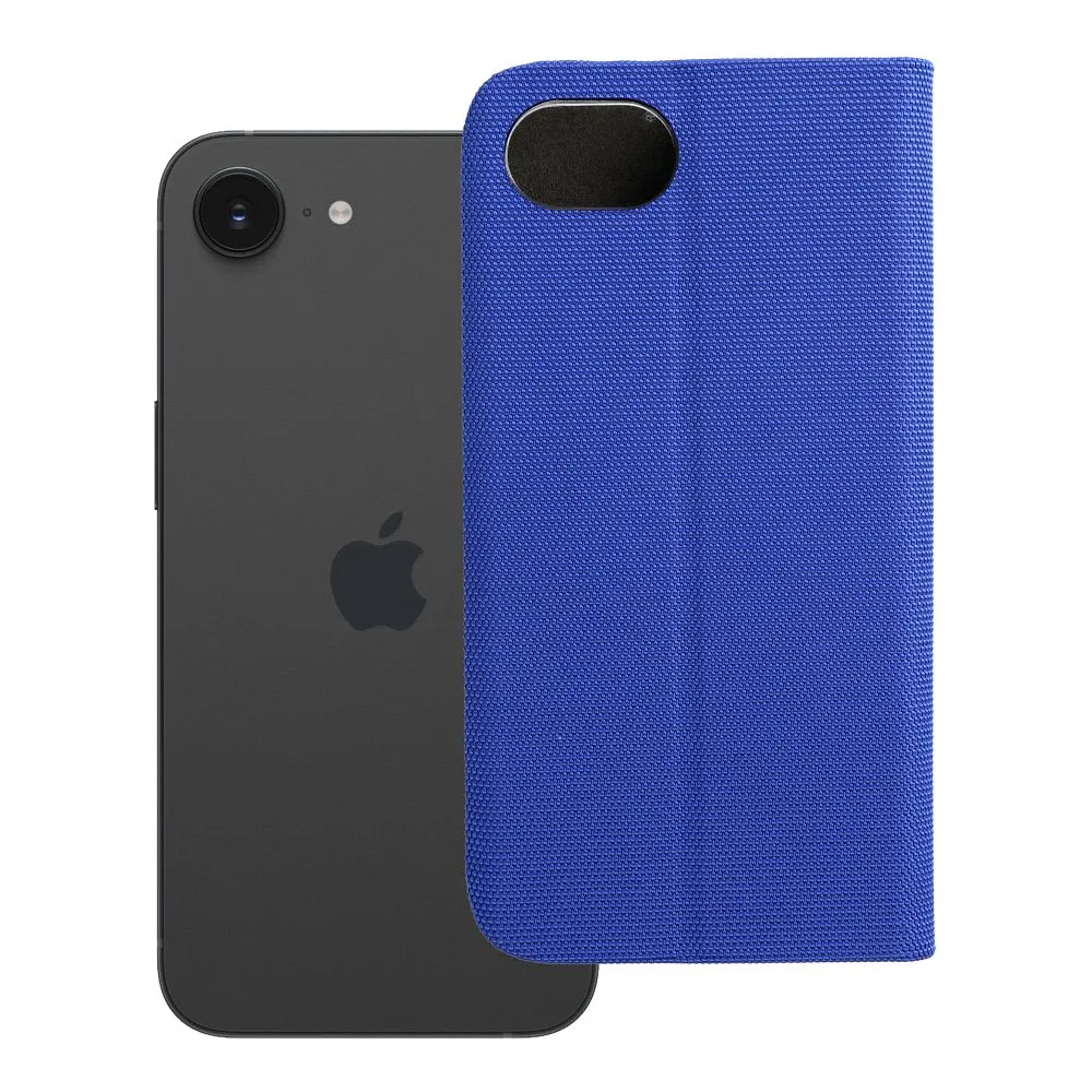 Flip case for iPhone 16e (SE 4 2025) Sensitive Book blue