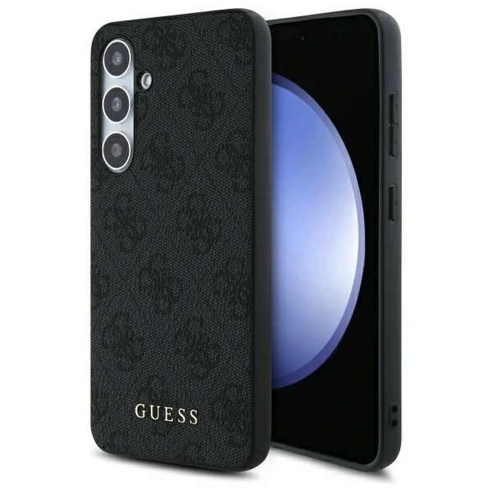 GUESS case for SAMSUNG S24 FE GUHCS24FEG4GFGR (HC PU 4G Metal Logo) grey