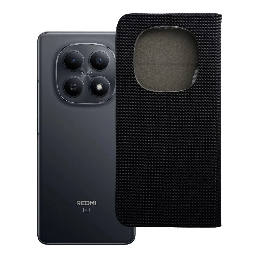 Flip case for Xiaomi Redmi NOTE 15 5G Sensitive Book black