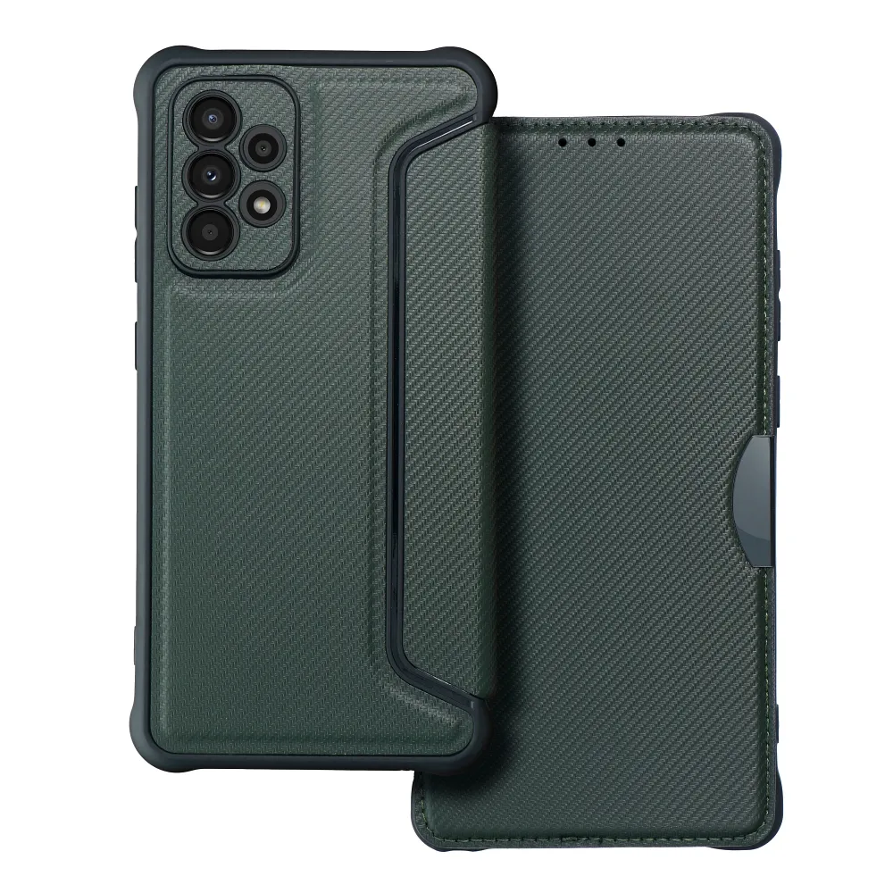 Flip case for Samsung A52 5G / A52 LTE ( 4G ) / A52s 5G Razor Book dark green