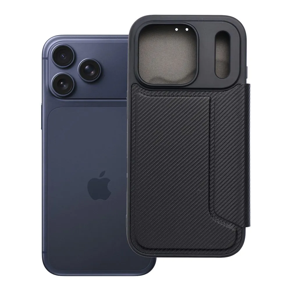 Flip case for iPhone 17 PRO / 18 PRO Razor Book black