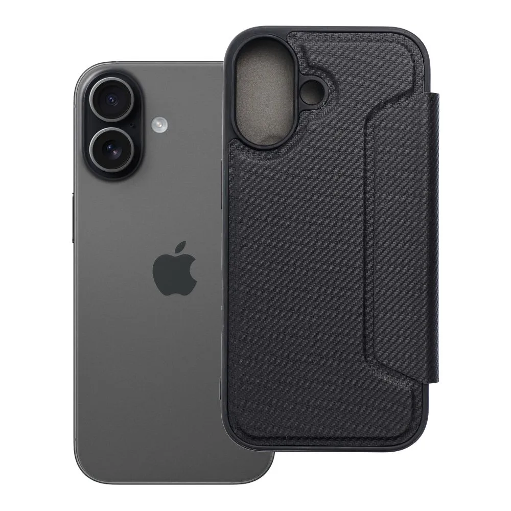 Flip case for iPhone 17 Razor Book black