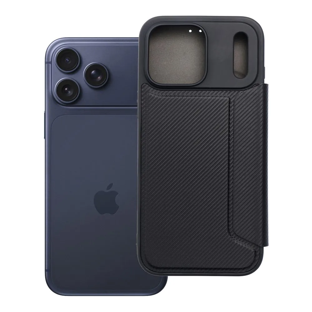 Flip case for iPhone 17 PRO MAX / 18 PRO MAX Razor Book black