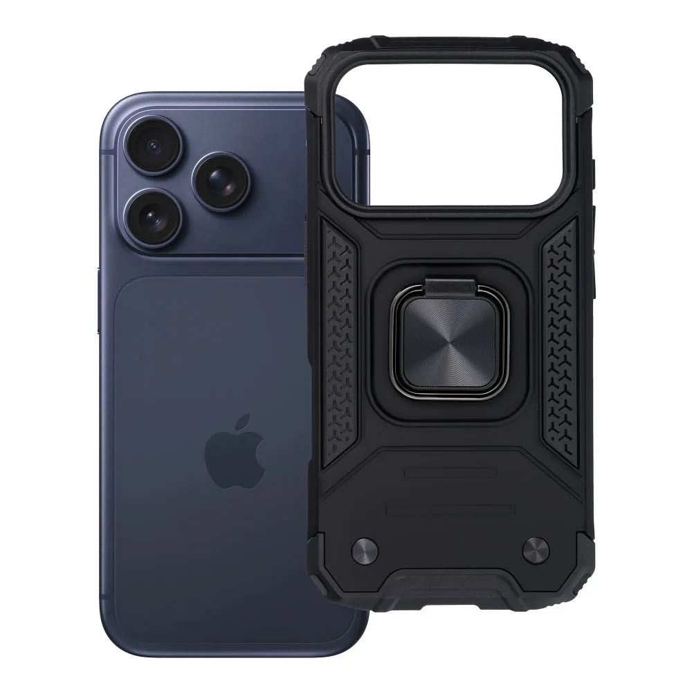 Case for iPhone 17 Pro / 18 Pro (low camera edge) Nitro black
