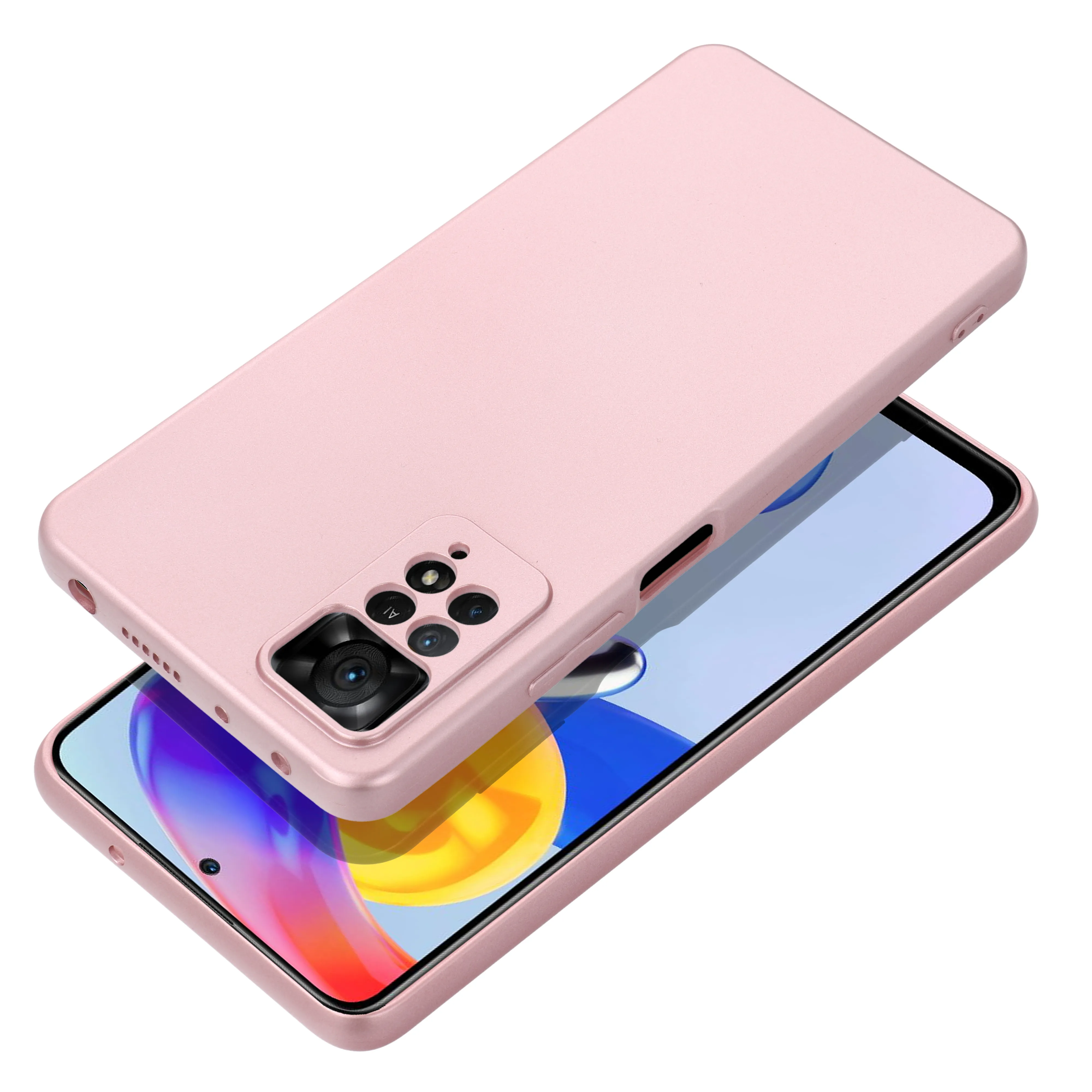 Case for Xiaomi Redmi Note 14 PRO 4G Metallic pink