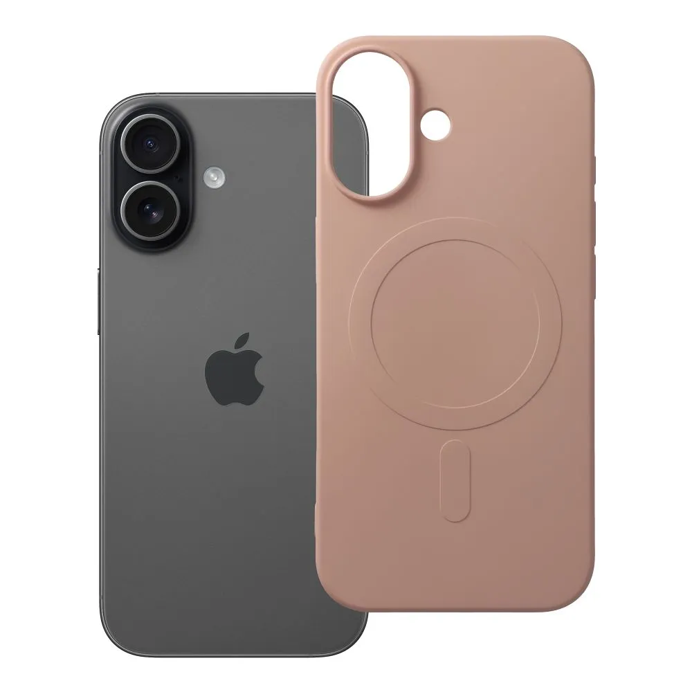 Case for iPhone 17 Silicone Mag Cover compatible with MagSafe (big hole) pink