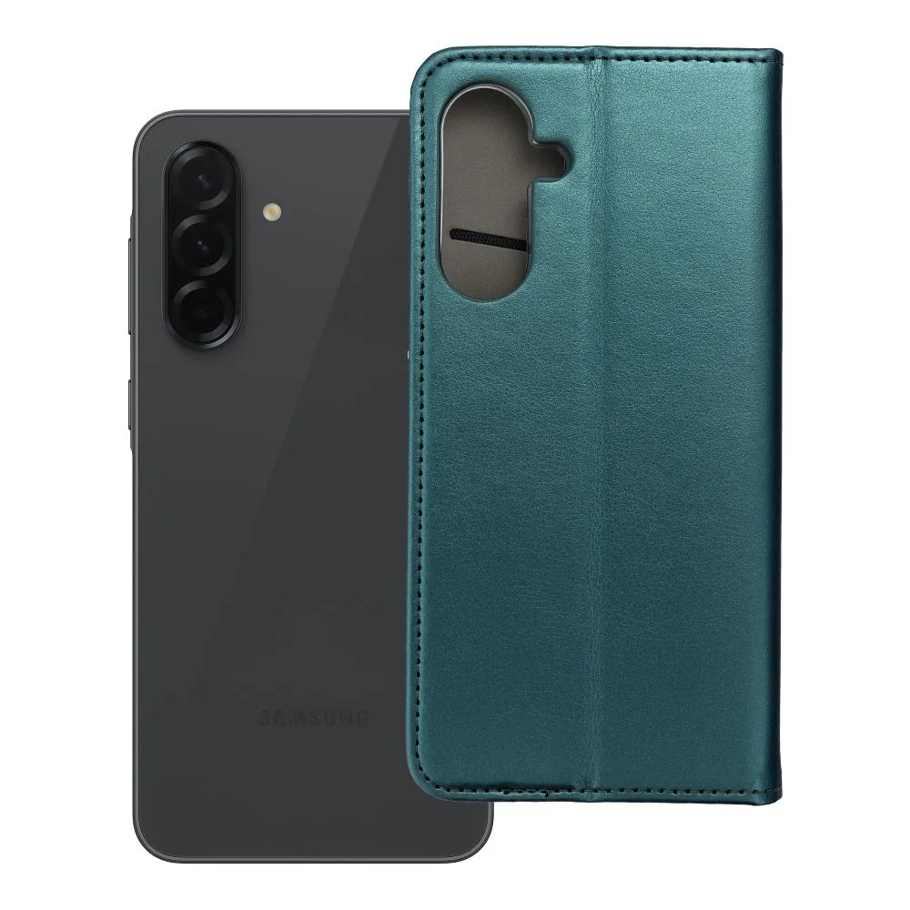Flip case for Samsung A36 Smart Magneto dark green
