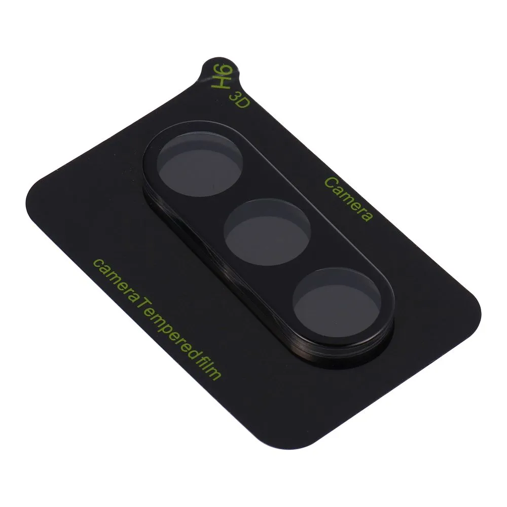 5D Full Glue Tempered Glass Camera Lens for Samsung S25 PLUS black