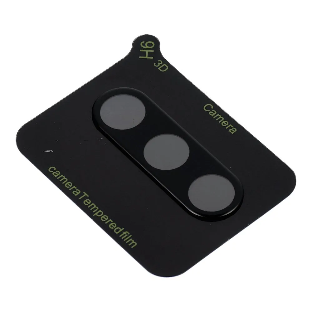 5D Full Glue Tempered Glass Camera Lens for Samsung A36 black