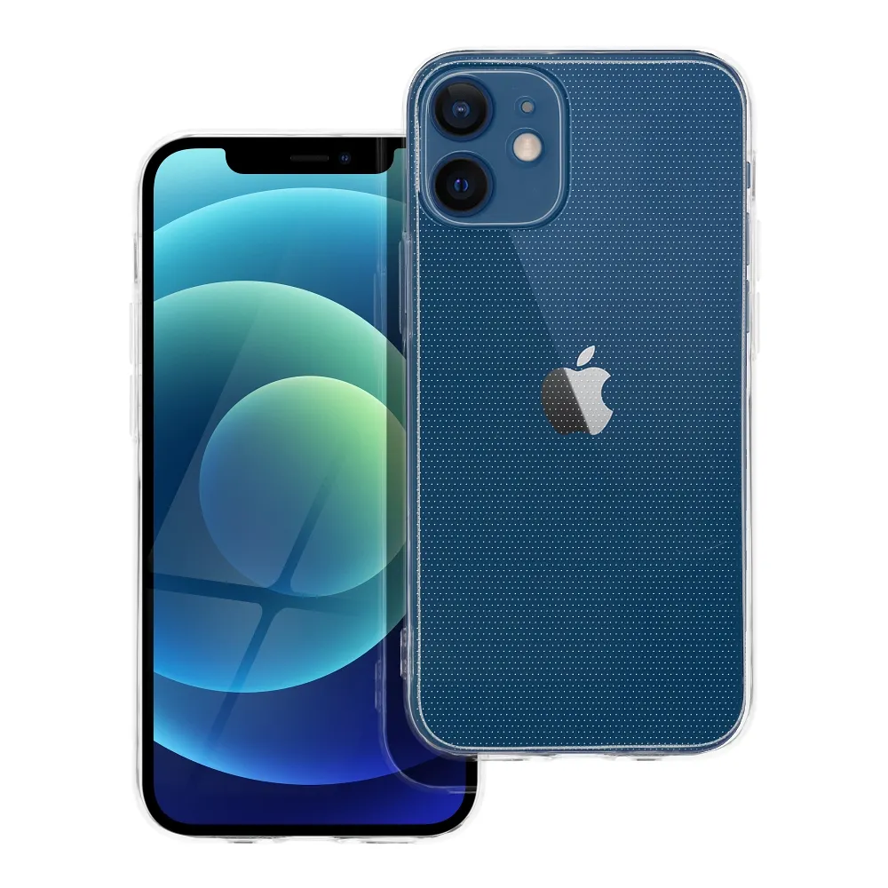 Case for iPhone 12 MINI Clear Case 2 mm (camera protection) transparent