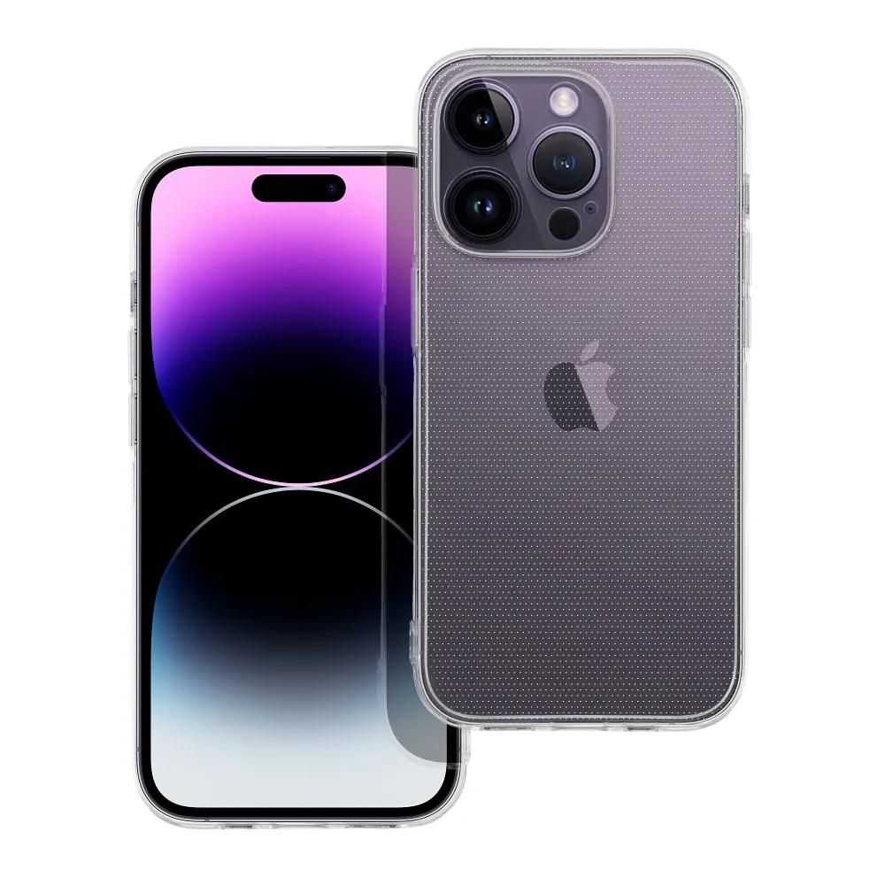 Case for iPhone 14 PRO Clear Case 2 mm (camera protection) transparent