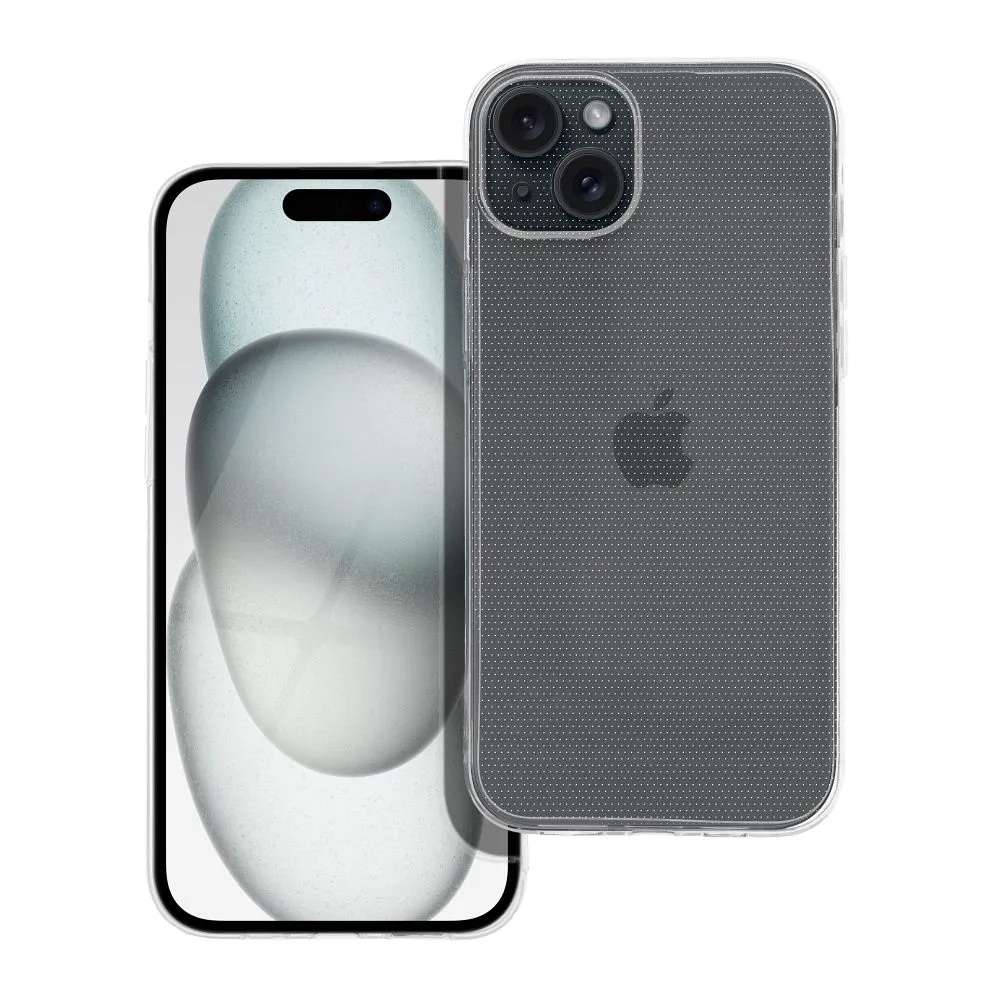 Case for iPhone 15 PLUS Clear Case 2 mm (camera protection) transparent