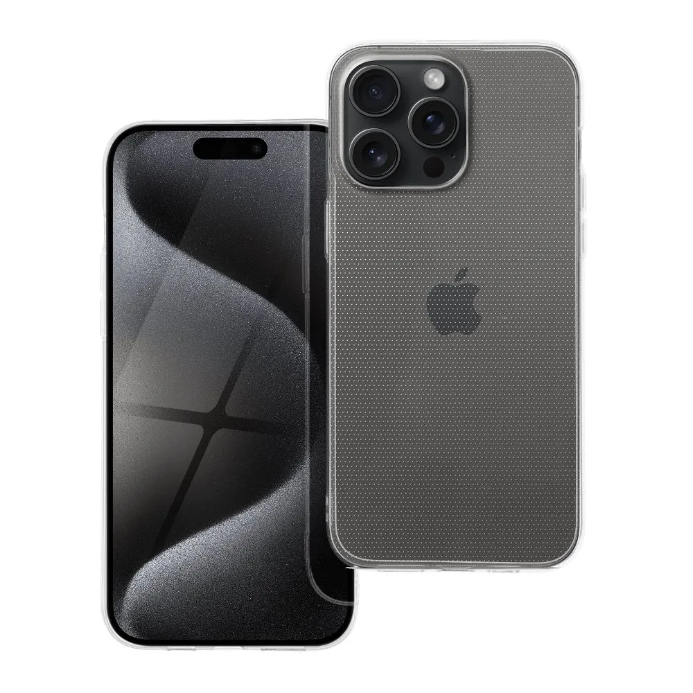 Case for iPhone 15 PRO MAX Clear Case 2 mm transparent