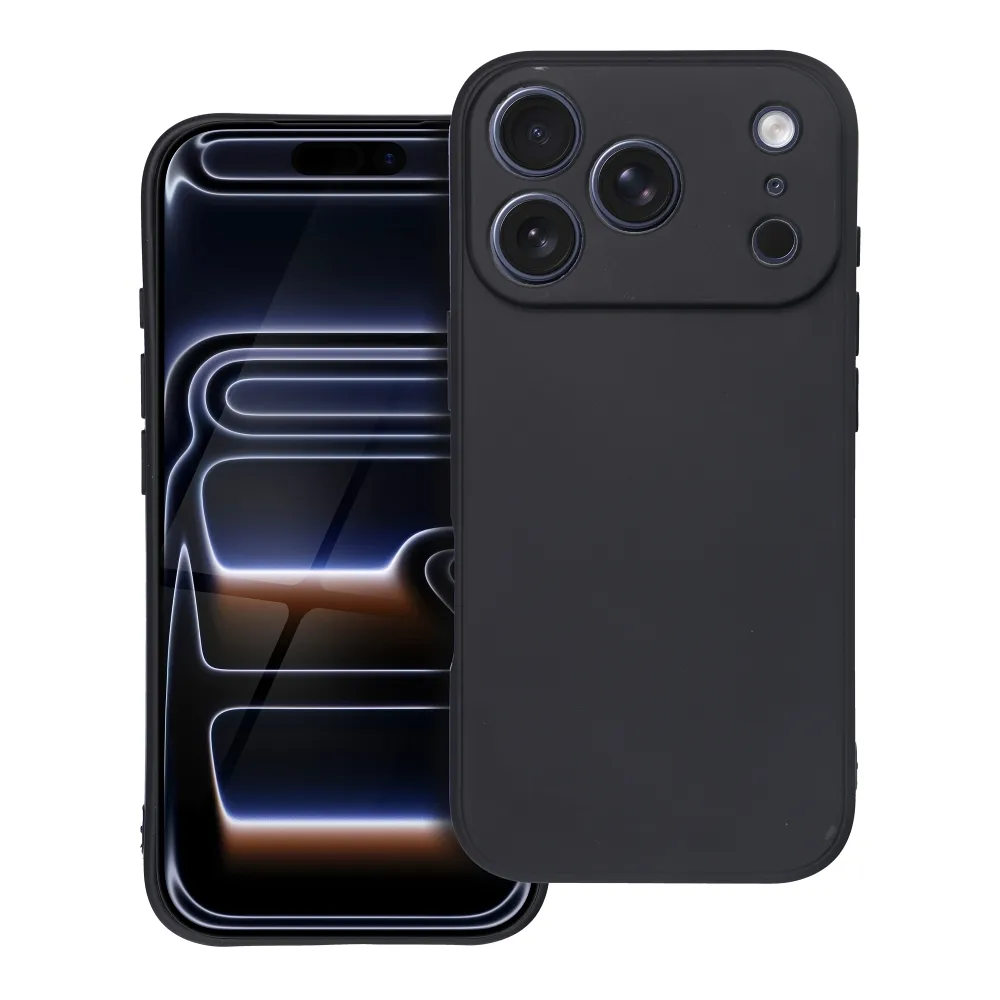 Case for iPhone 17 Pro / 18 Pro (low camera edge) Matt black